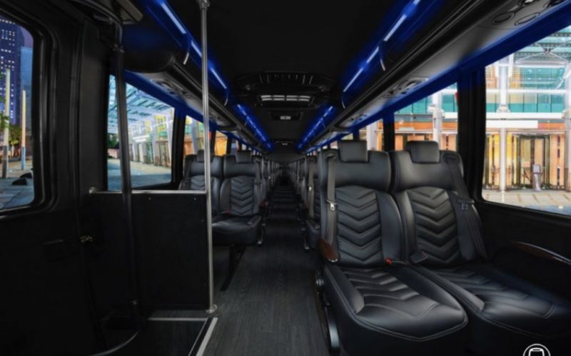 50 Passengers Motor Coach Interior