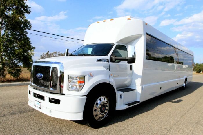 White party bus – Laporte limo service